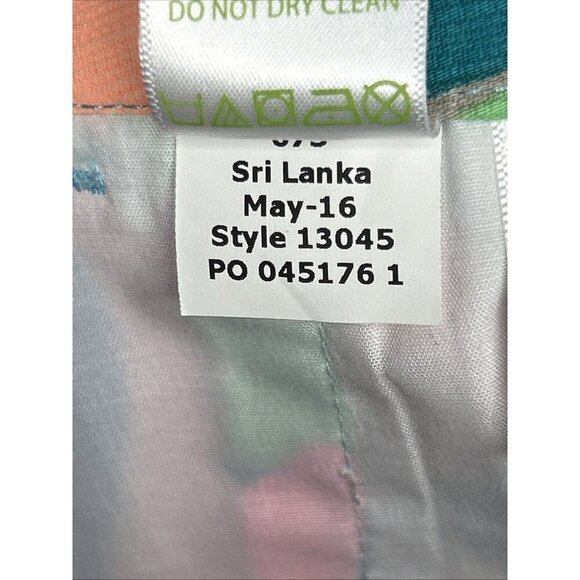 Lilly Pulitzer Magnolia Shorts 8 Scalloped Exotic Garden Tropical 5" Multicolor - Picture 7 of 11